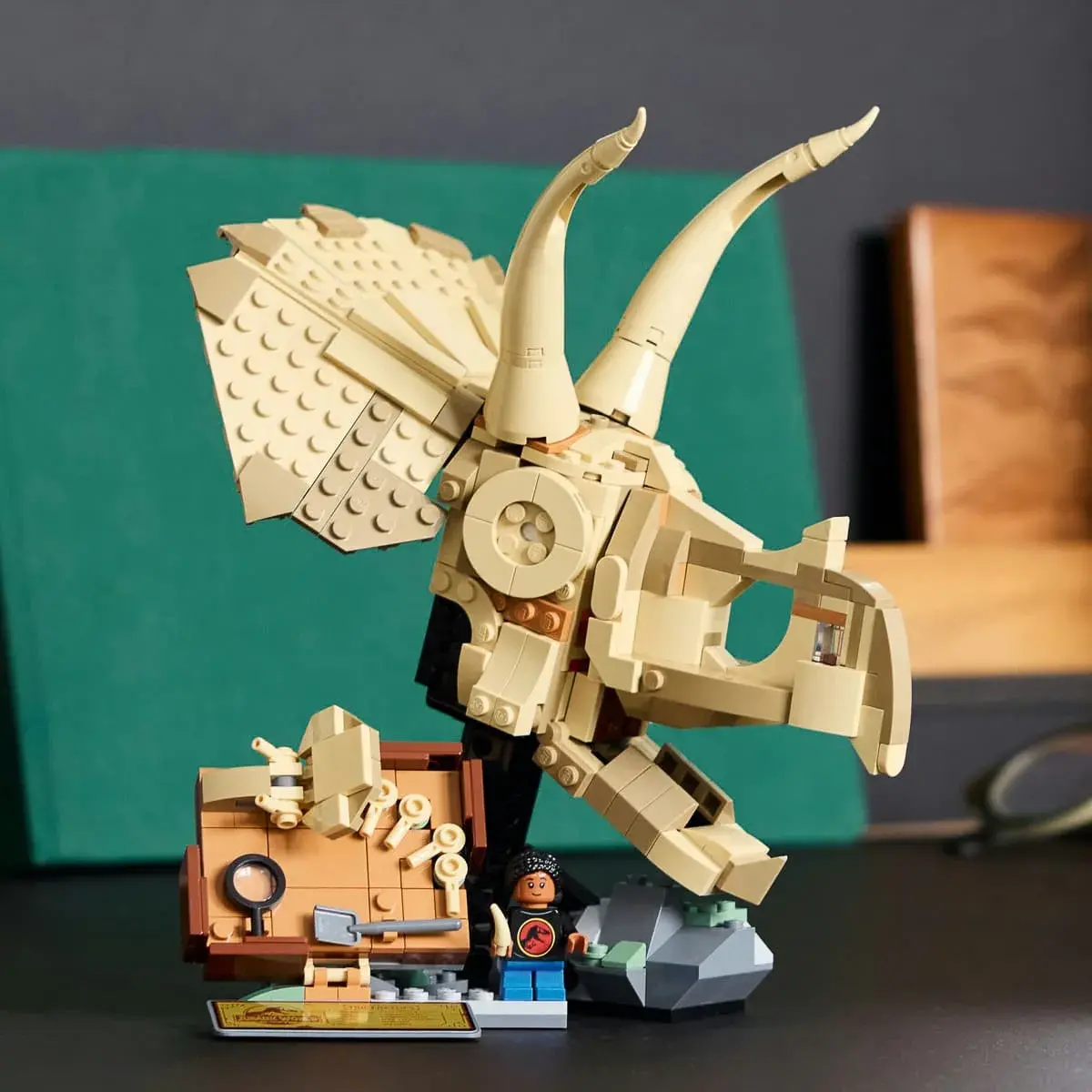 LEGO Jurassic World Скам'янілості динозаврів: череп трицератопсу 76969 — фото 4