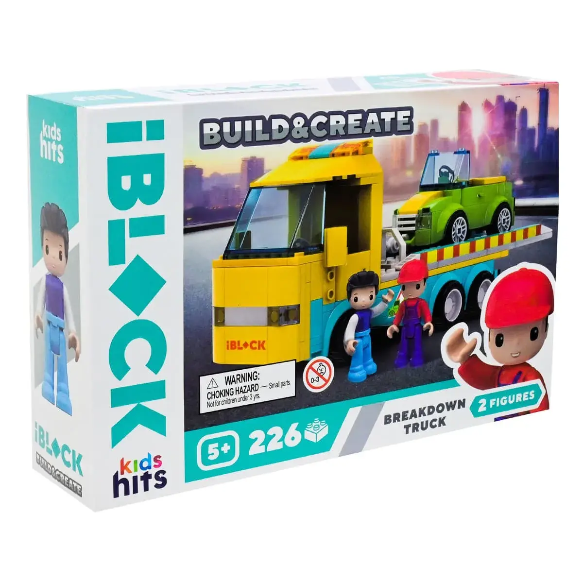Конструктор Kids Hits IBlock Junior Евакуатор 226 ел, KH17/005/4 — фото 3