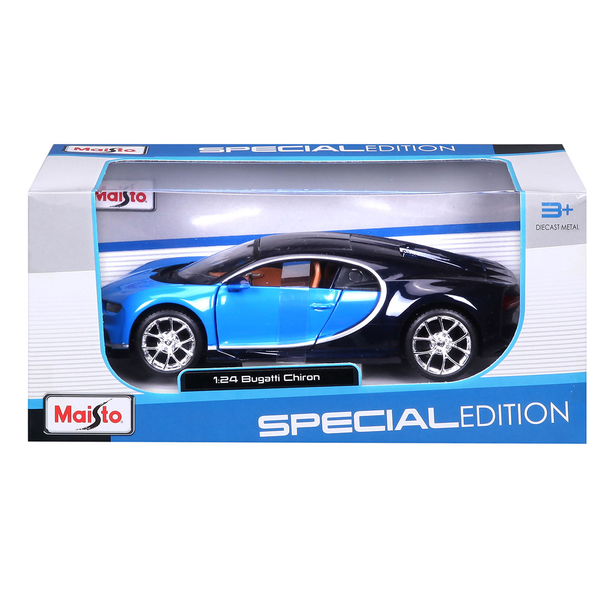 Автомодель Maisto Bugatti Chiron 1:24, 31514METBLUE/BLACK — фото 2