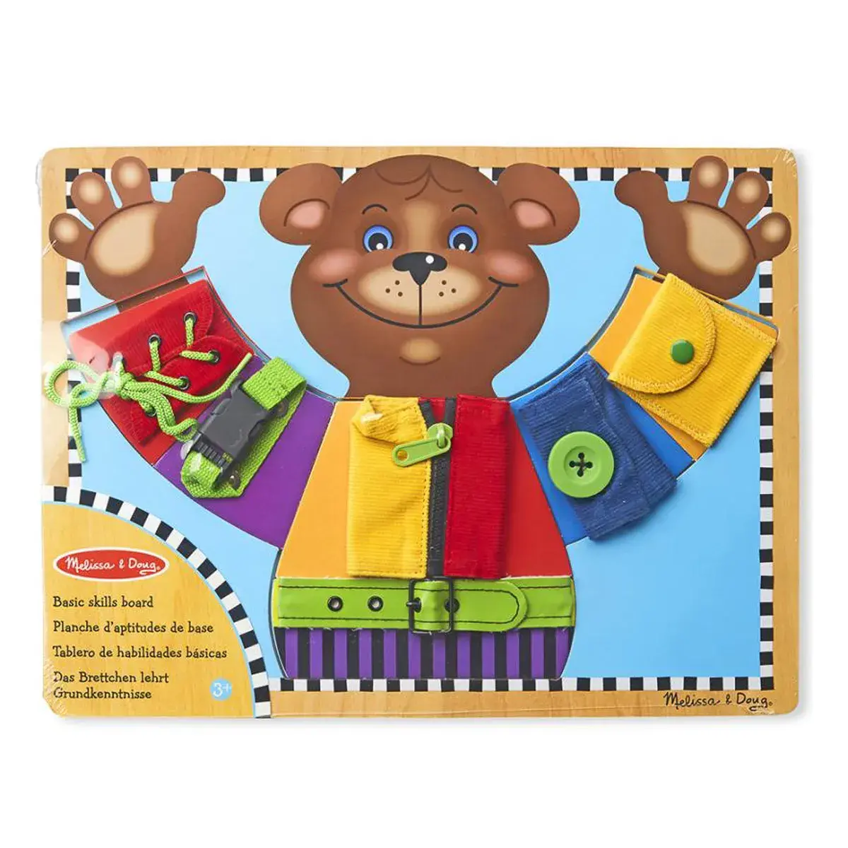 Дерев’яна дошка із застібками Melissa & Doug