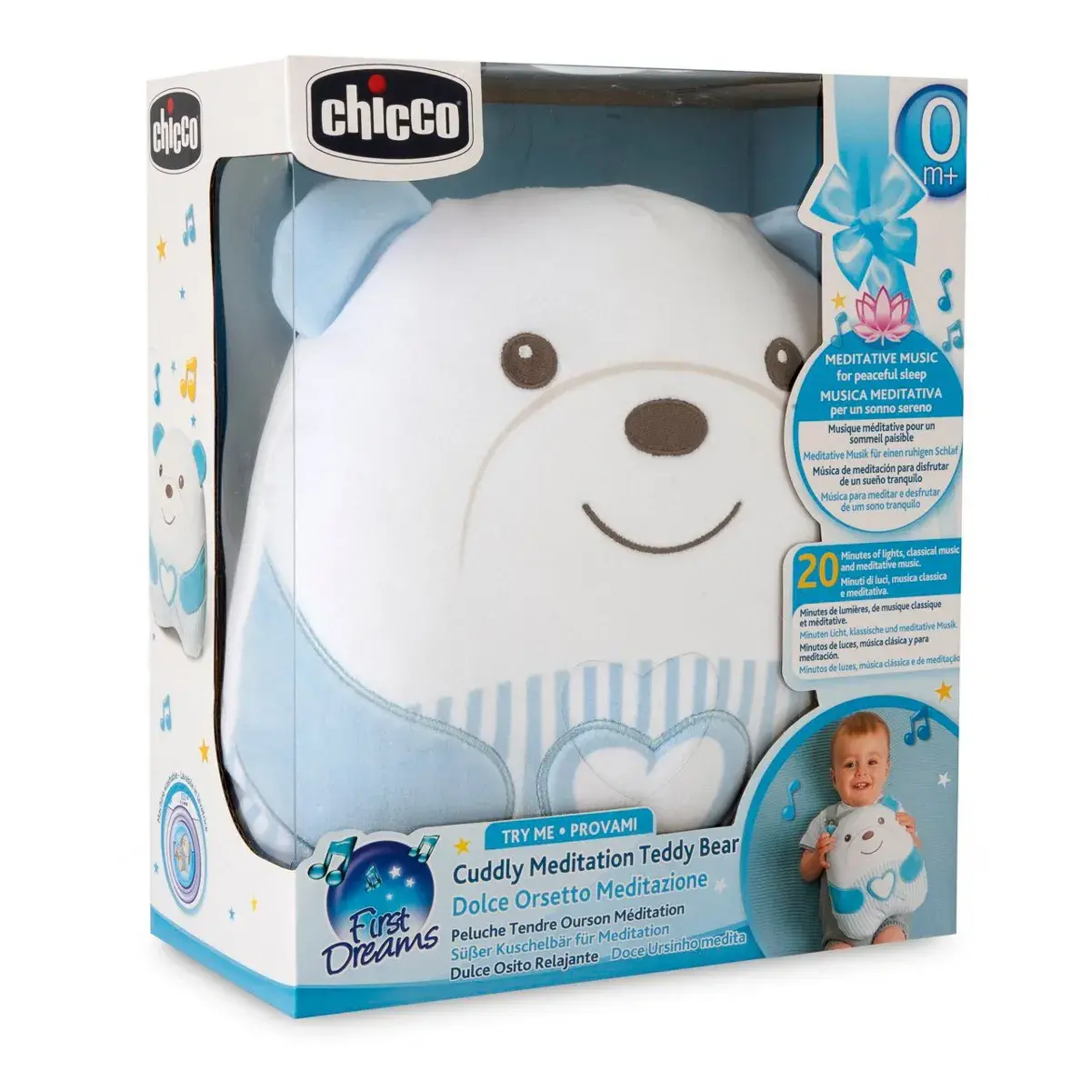 М'яка музична іграшка Chicco Заспокійливе ведмежа 12266.20 — фото 2