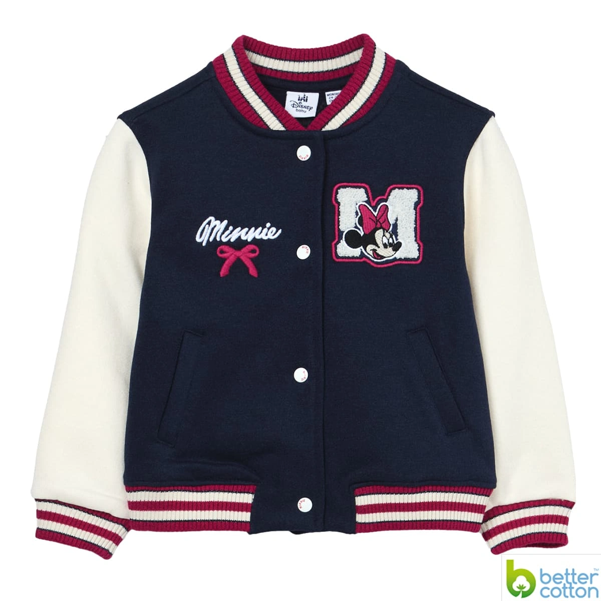 Кофта-бомбер утеплена Blukids Better cotton Minnie and me 6487097
