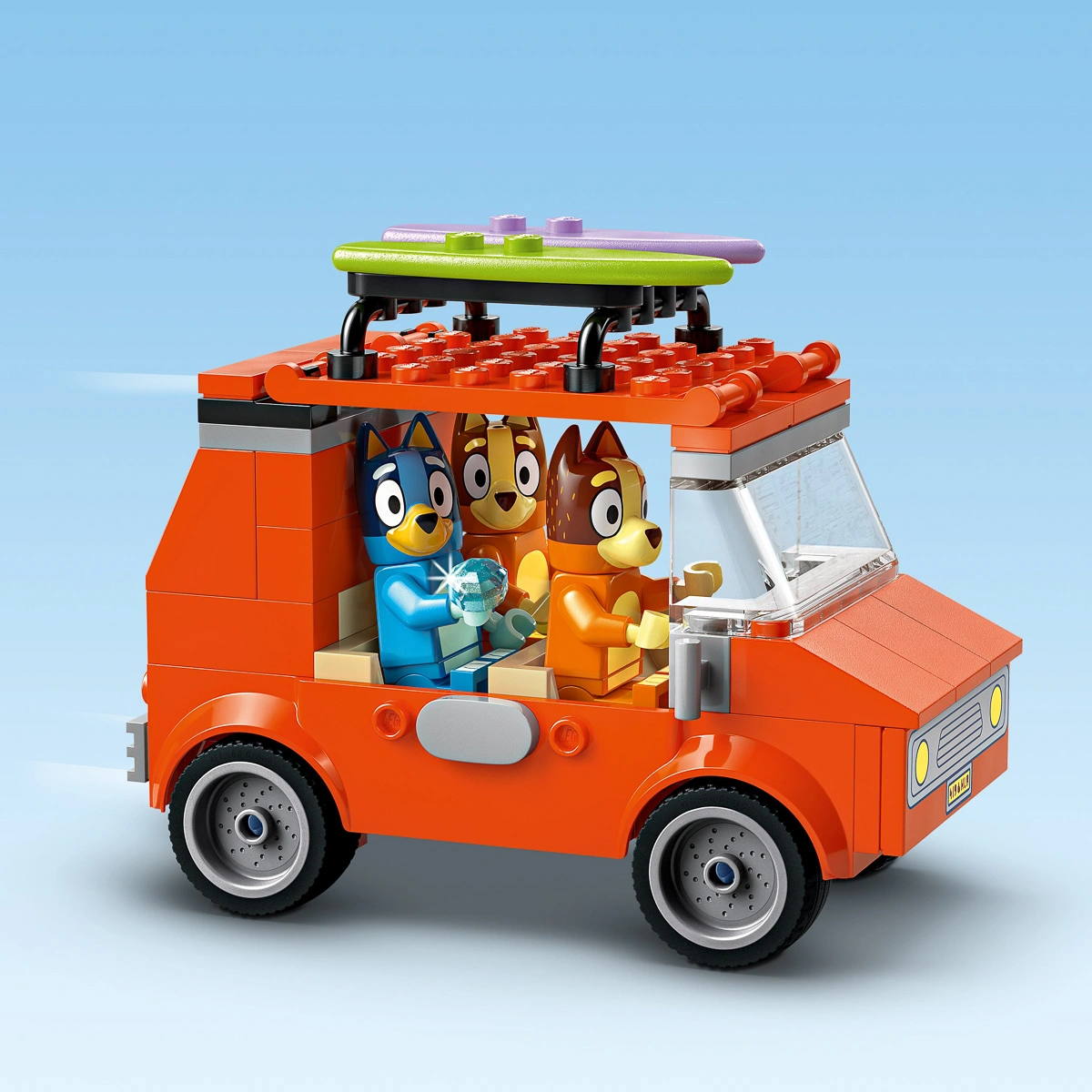 LEGO Bluey Пляж і сімейна поїздка на автомобілі Блуї 11202 — фото 12