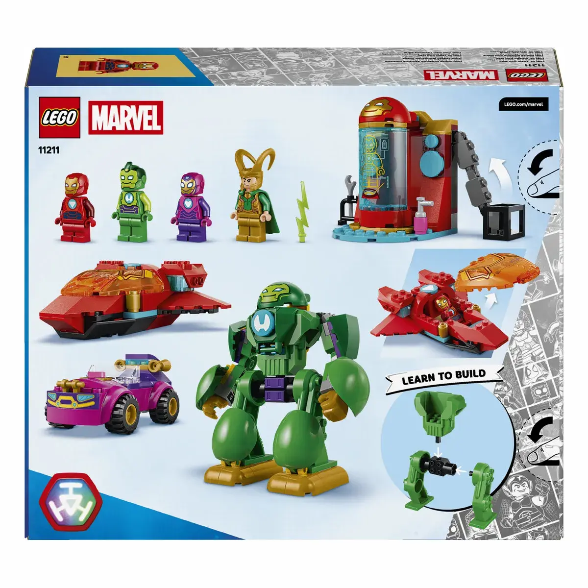 LEGO Disney Junior Marvel Локі проти команди Залізної Людини 11211 — фото 8