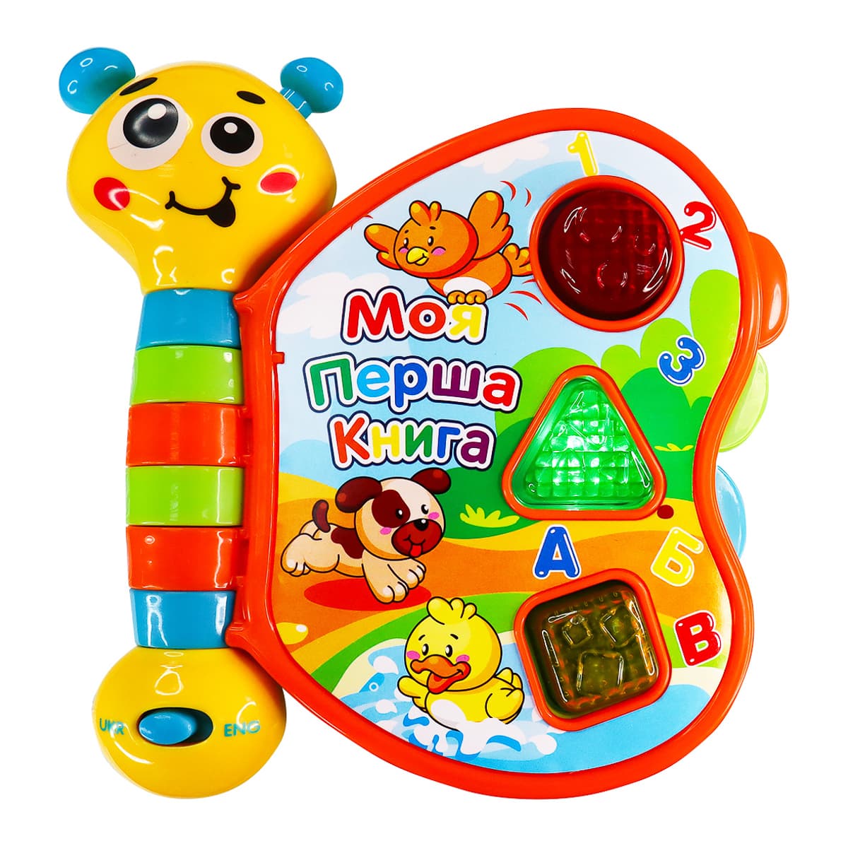 Інтерактивна іграшка Kiddi Smart Моя перша книга (укр, англ), 3994T-KS