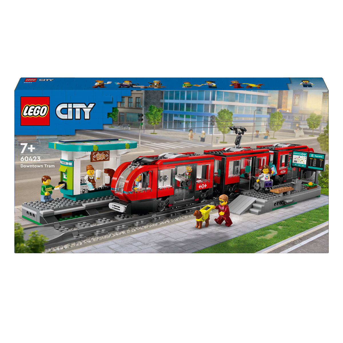 LEGO City Трамвай і вокзал у центрі міста 60423