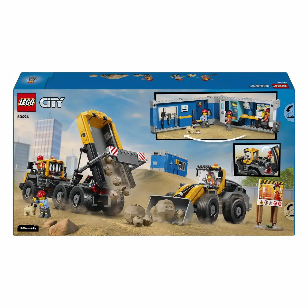 LEGO City Самоскид і фронтальний ковшовий навантажувач 60494 — фото 8