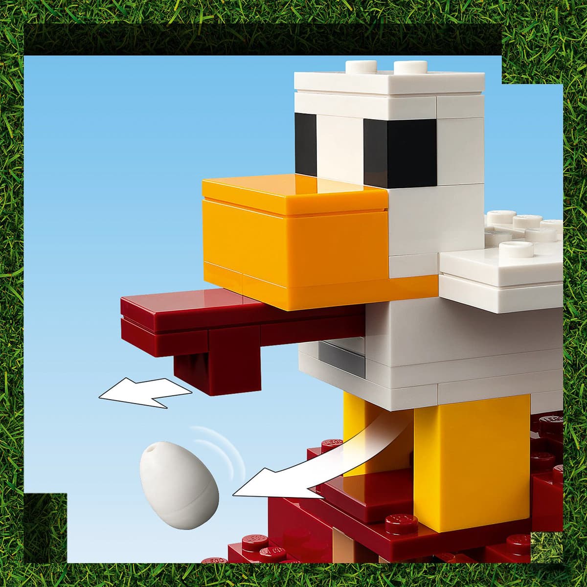 LEGO Minecraft Напад на село з повітряною кулею Ґаст 21273 — фото 6