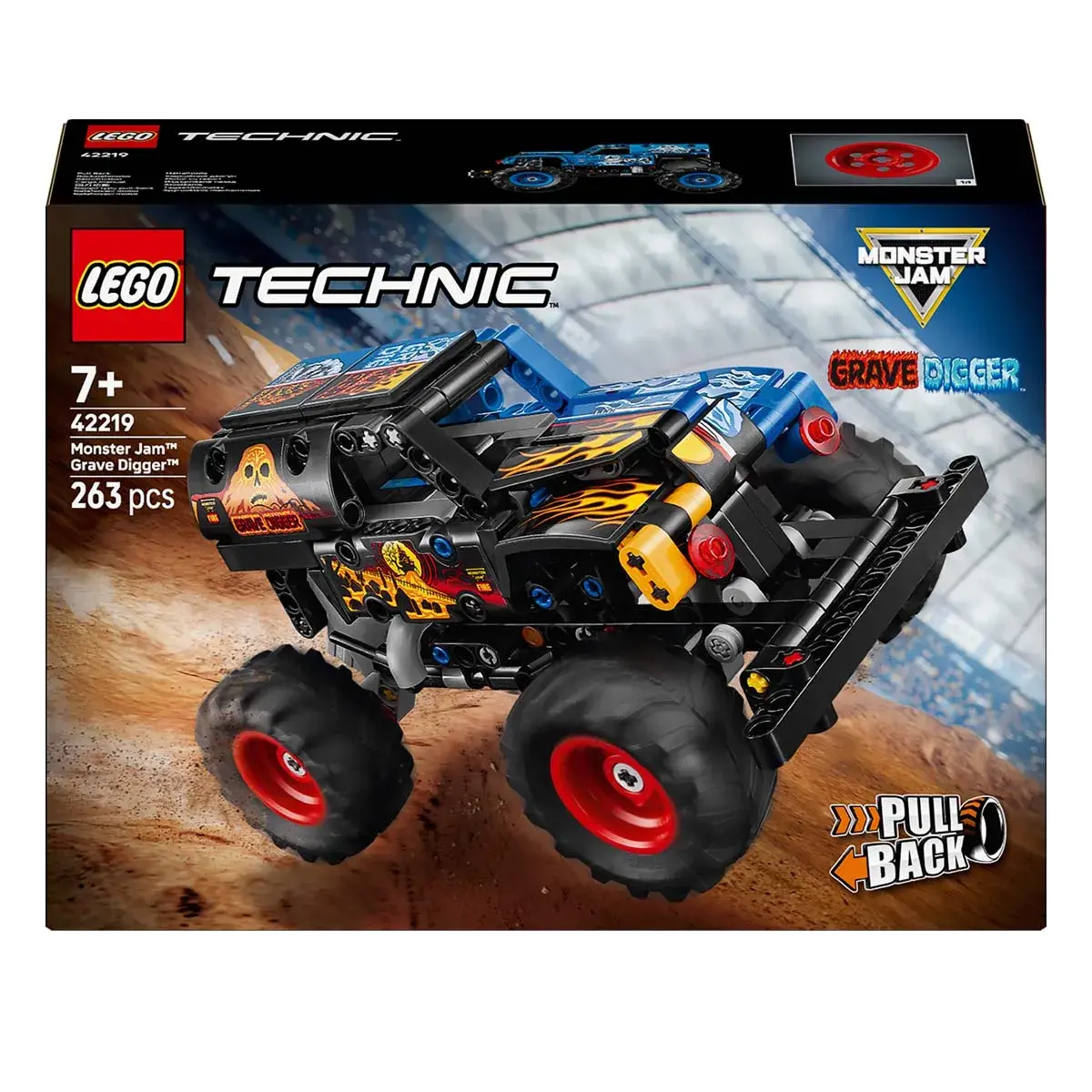 LEGO Technic Monster Jam Grave Digger Вогонь і лід 42219