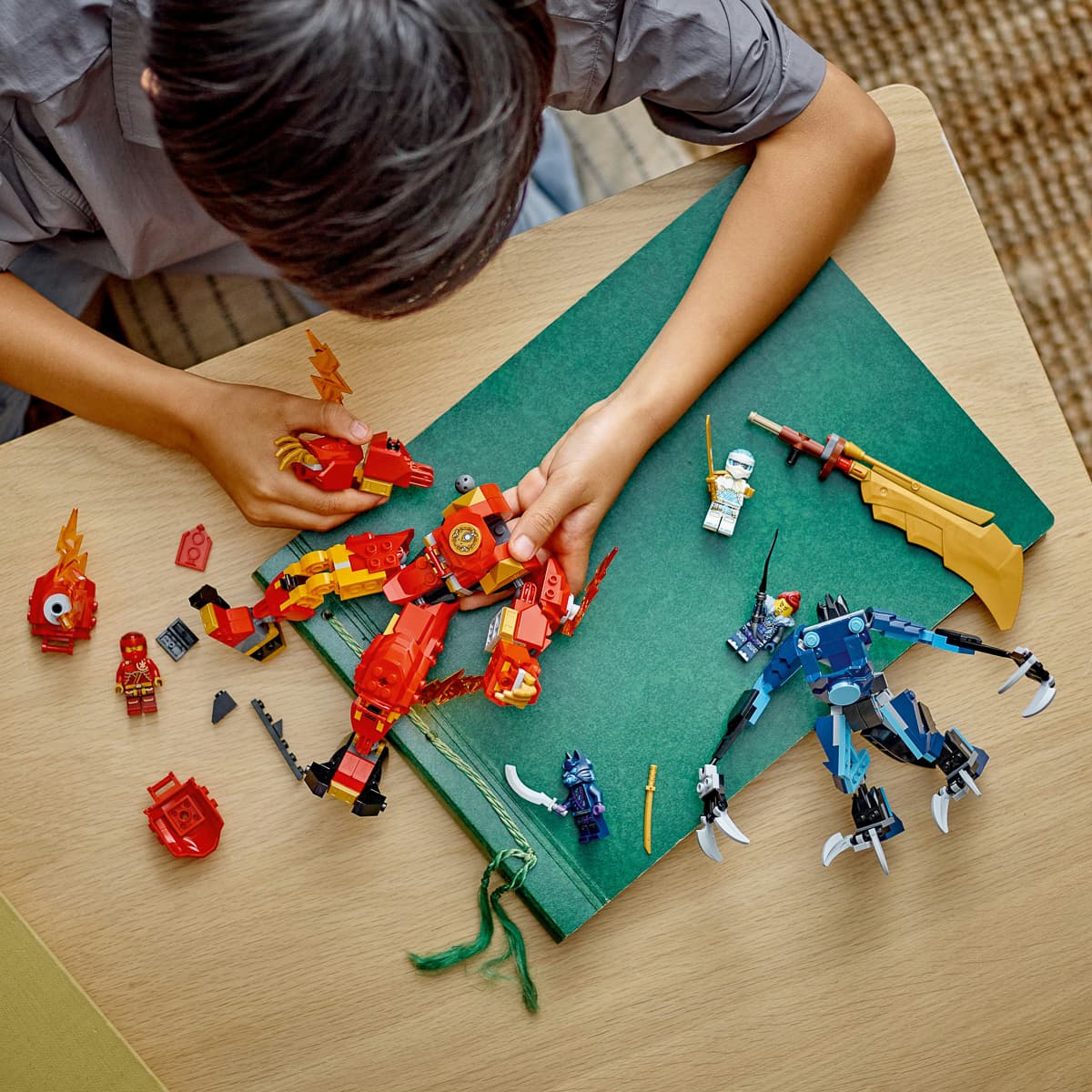 LEGO NINJAGO Робот вогняної стихії Кая 71808 — фото 4