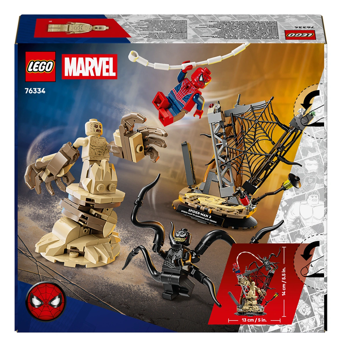 LEGO Super Heroes Marvel Легендарна битва: Людина-павук vs. Піщана людина 76334 — фото 8