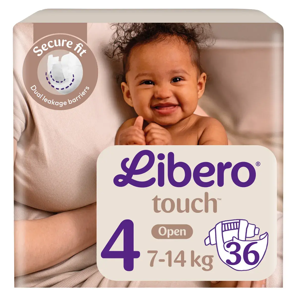 Підгузки Libero Touch 4 (7-14 кг) 36 шт (101371)