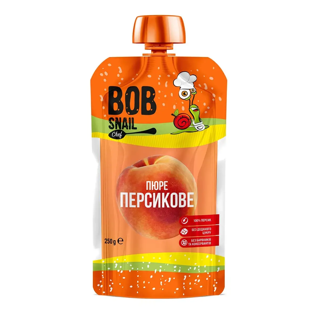 Пюре Bob Snail Персик 250 г