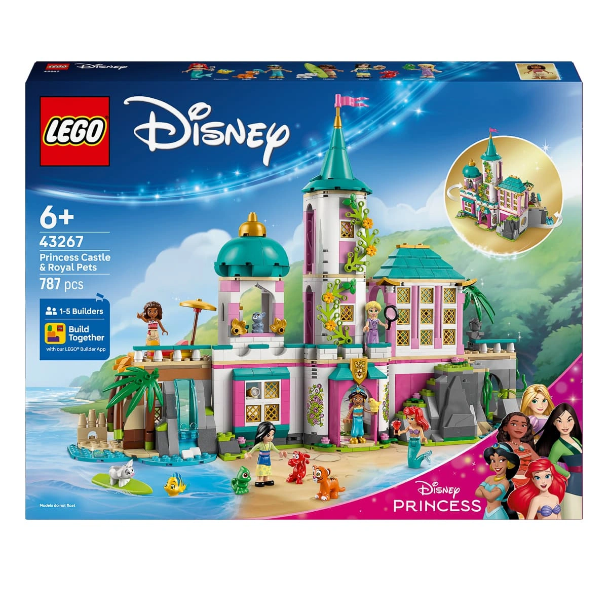 LEGO Disney Princess Замок принцеси та королівські улюбленці 43267