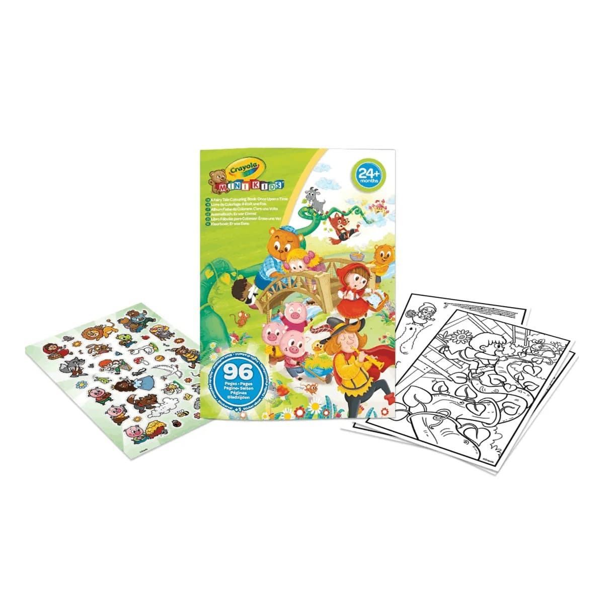 Розмальовка Crayola Mini Kids Fairytales 96 с, 25-1081