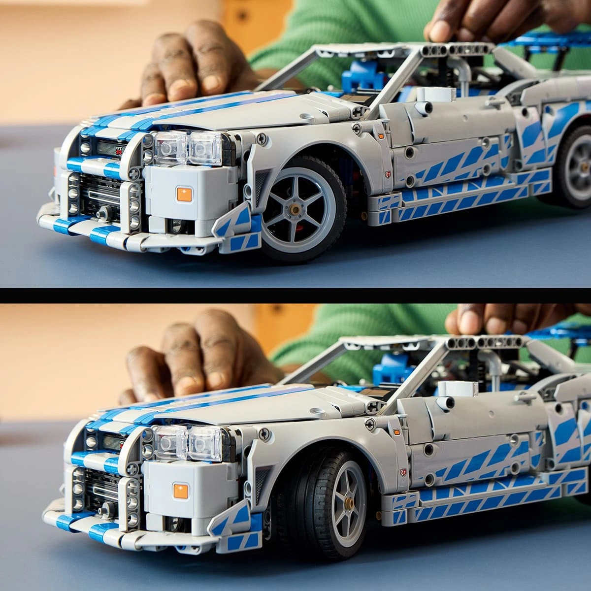 LEGO Technic Подвійний форсаж Автомобіль Nissan Skyline GT-R (R34) 42210 — фото 6