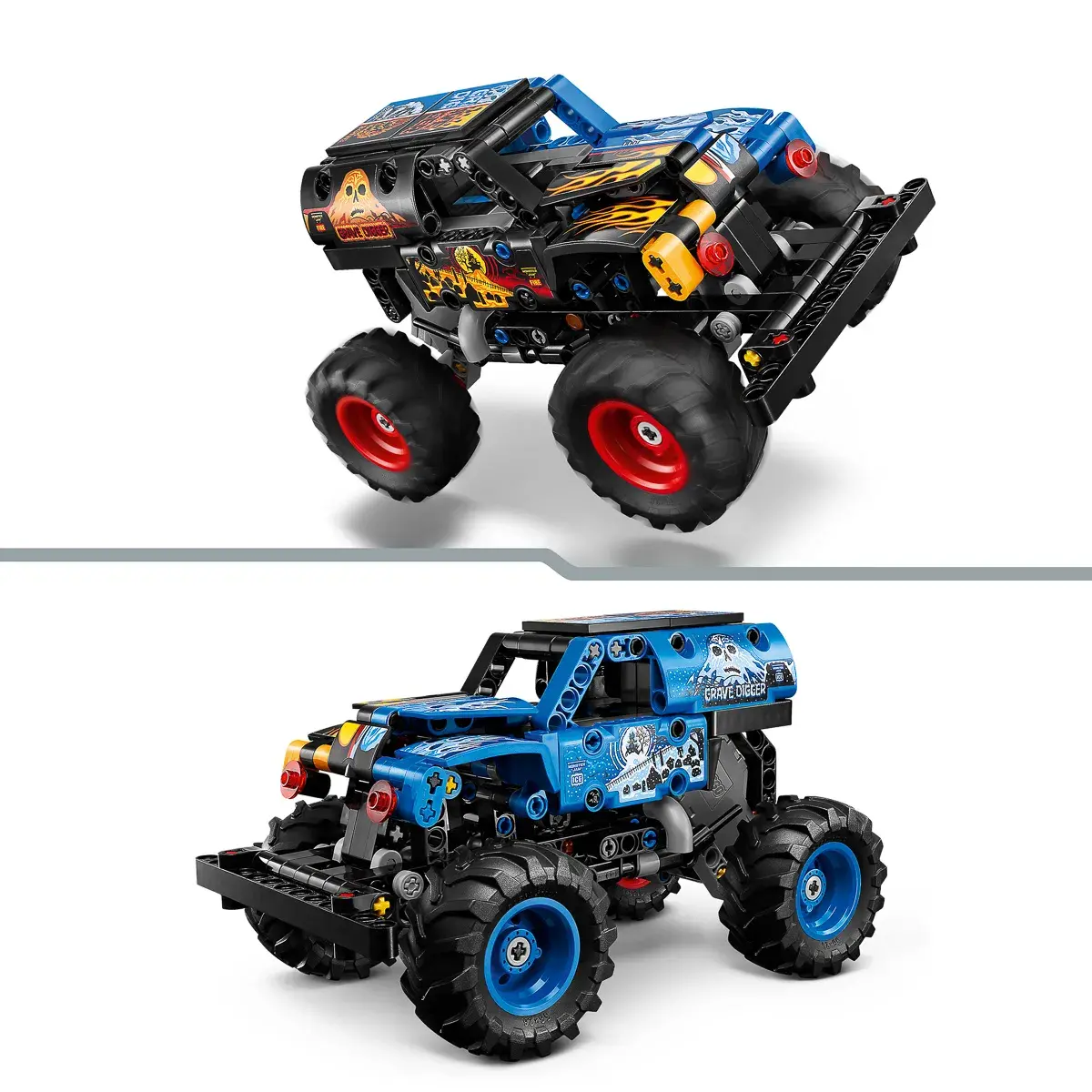 LEGO Technic Monster Jam Grave Digger Вогонь і лід 42219 — фото 10