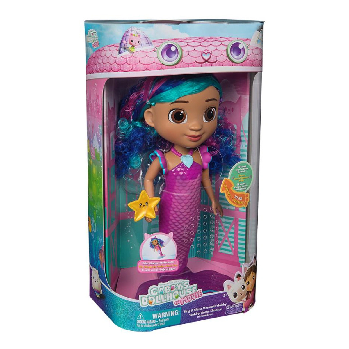 Лялька Gabbys Dollhouse Русалочка Габбі Співай та сяй SM36234/6074338 — фото 2