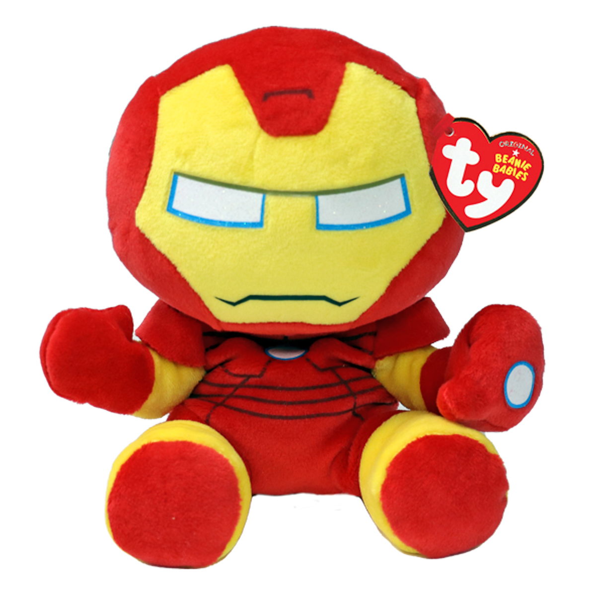 М'яка іграшка TY Inc Marvel Залізна людина 15 см, 44005