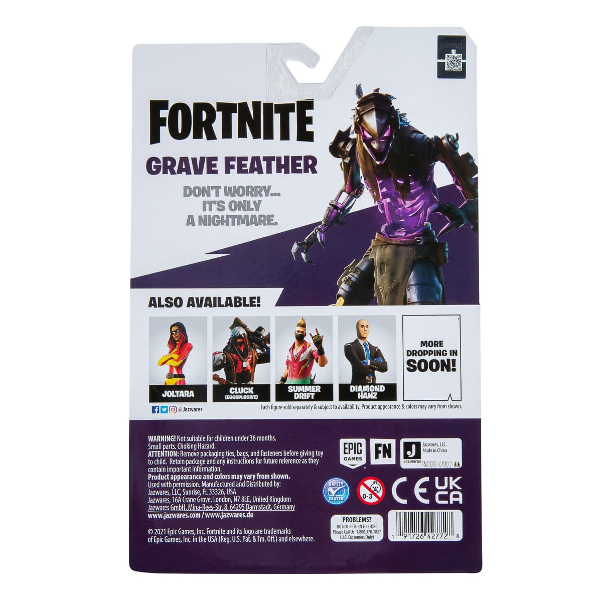 Колекційна фігурка Fortnite Solo Mode Grave Feather 10 см, FNT1010 — фото 3
