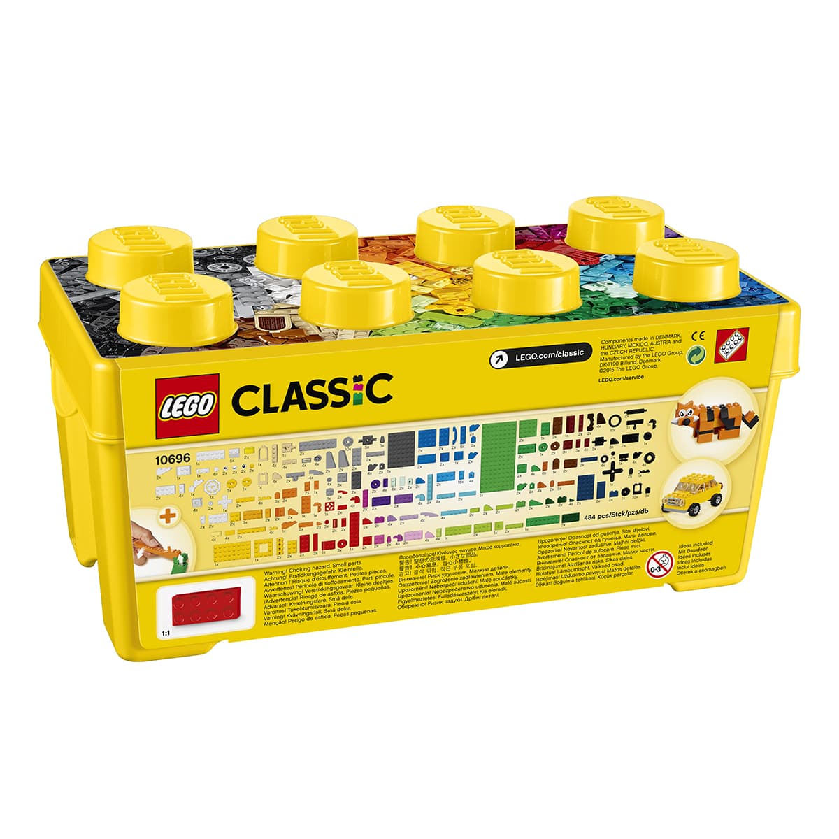 LEGO Classic Коробка кубиків LEGO® для творчого конструювання, середнього розміру 10696 — фото 9