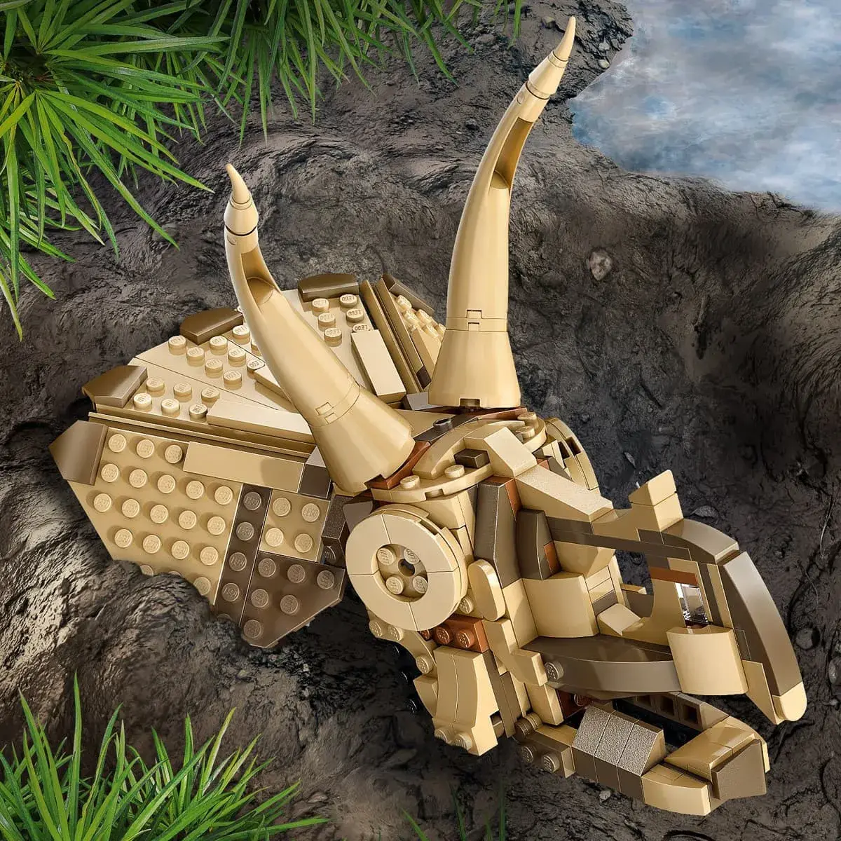 LEGO Jurassic World Скам'янілості динозаврів: череп трицератопсу 76969 — фото 7