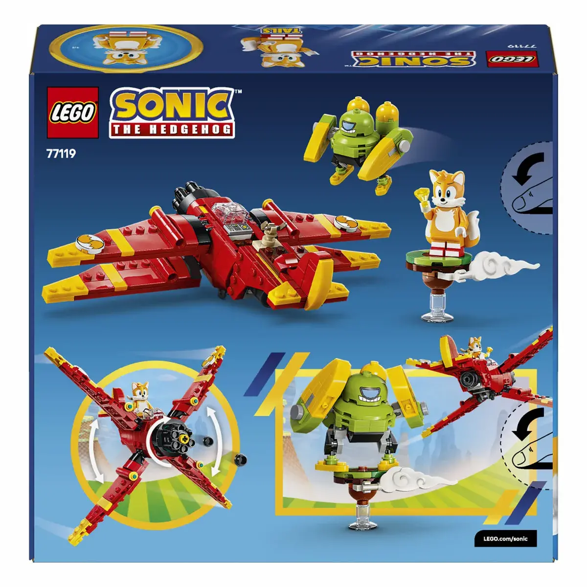 LEGO Sonic the Hedgehog Літак Тейлза «Торнадо-1» 77119 — фото 9