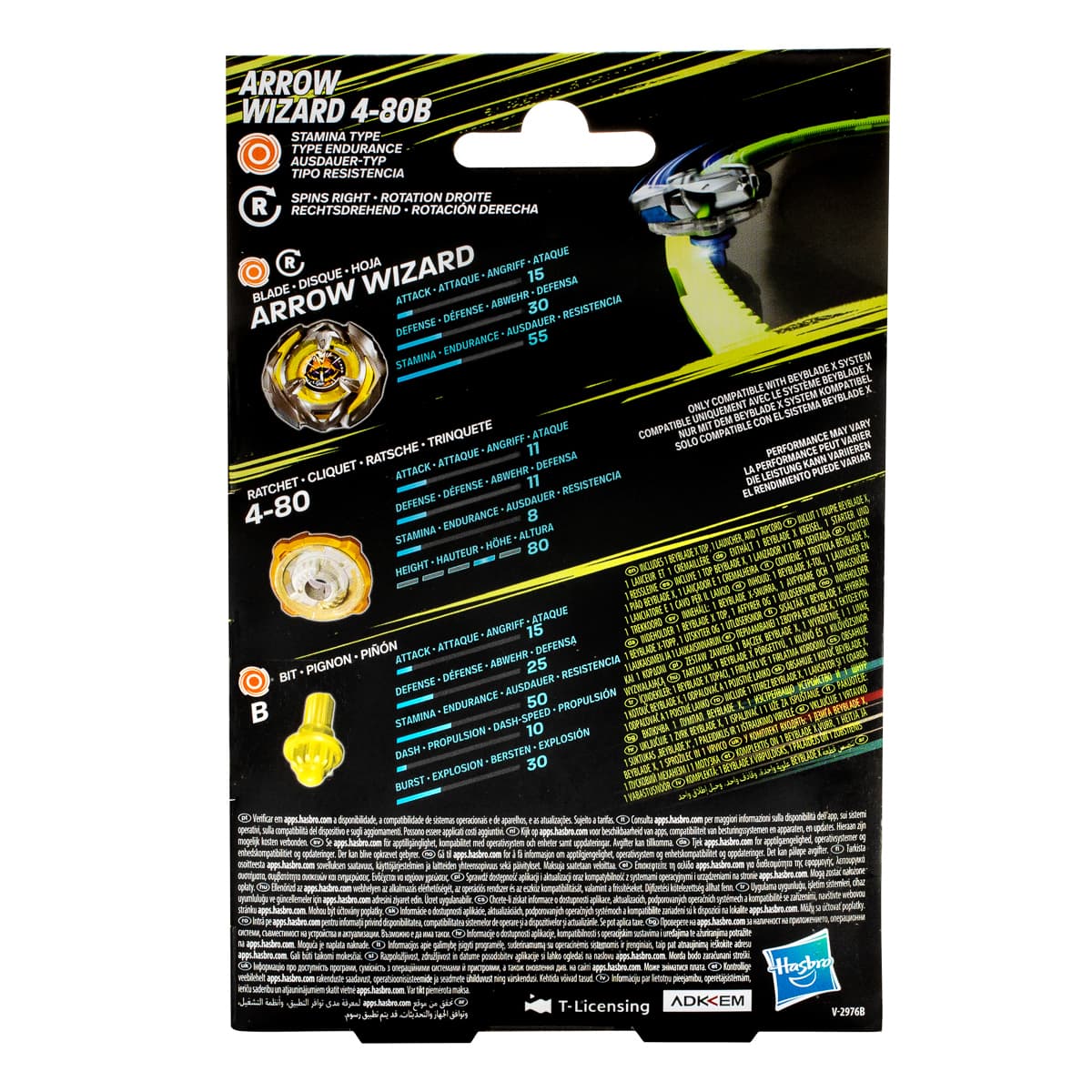 Набір Beyblade X Arrow Wizard з пусковим механізмом, G0175 — фото 3