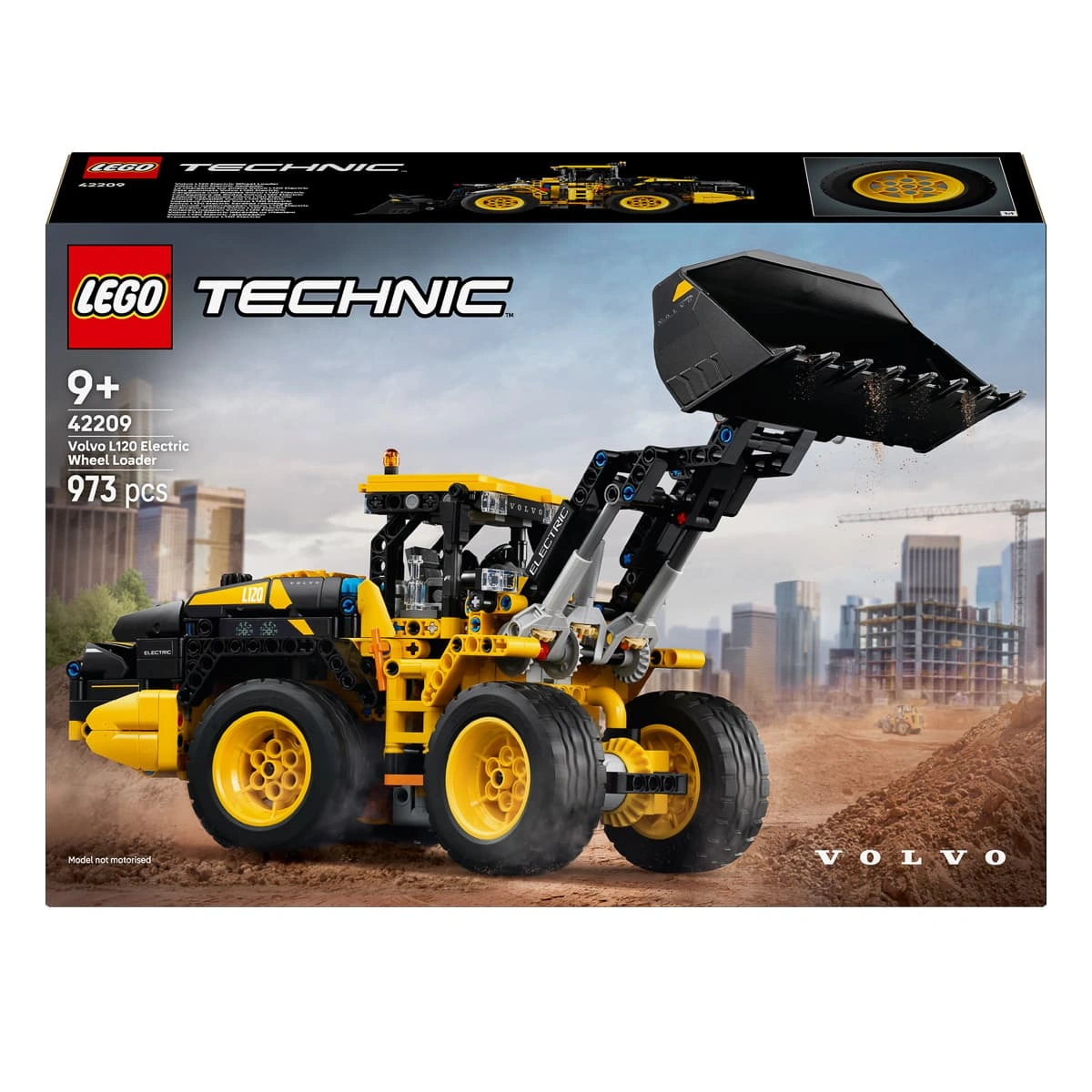 LEGO Technic Колісний навантажувач Volvo L120 Electric 42209