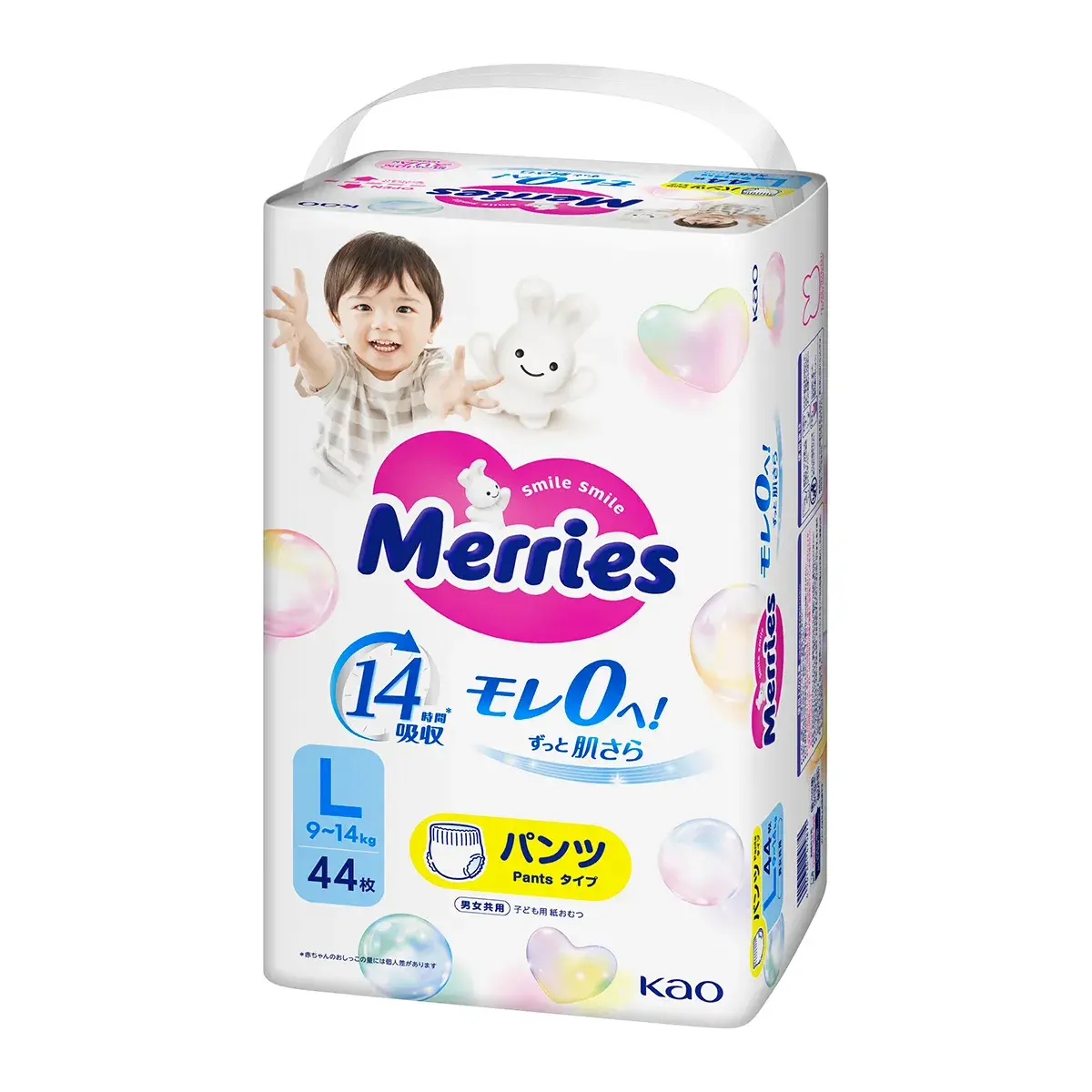 Підгузки-трусики Merries L (9-14 кг) 44 шт 230638 мер-6