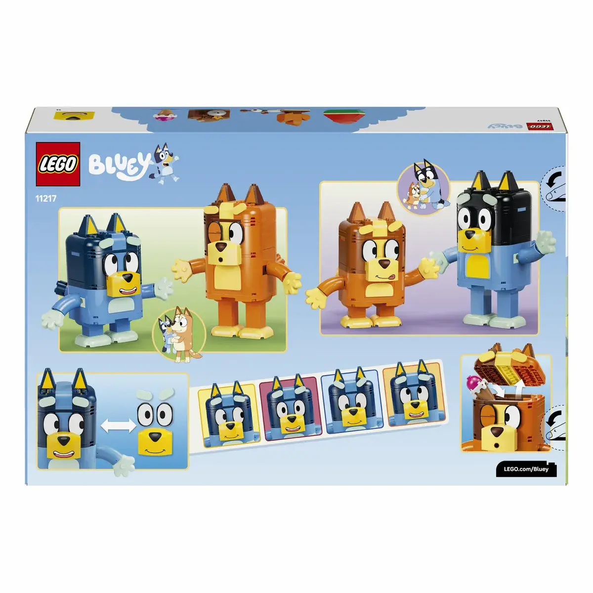 LEGO Bluey Сім'я Блуї з кубиків 11217 — фото 8