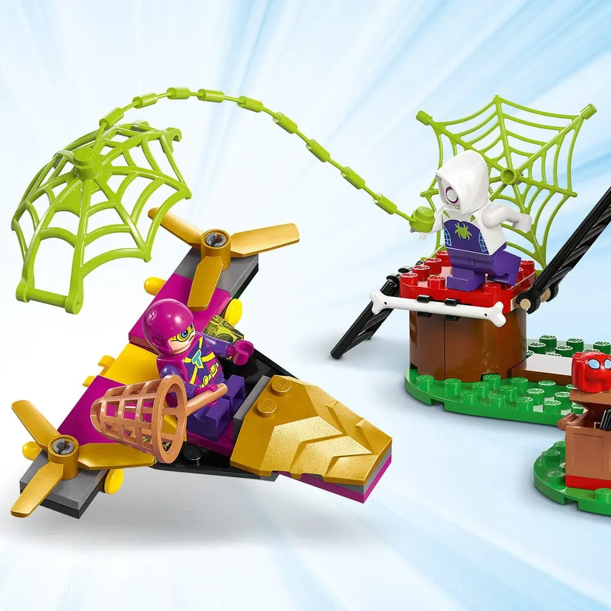 LEGO Marvel Битва Павука та раптора Гоббі біля штаб-будинку на дереві 11200 — фото 6