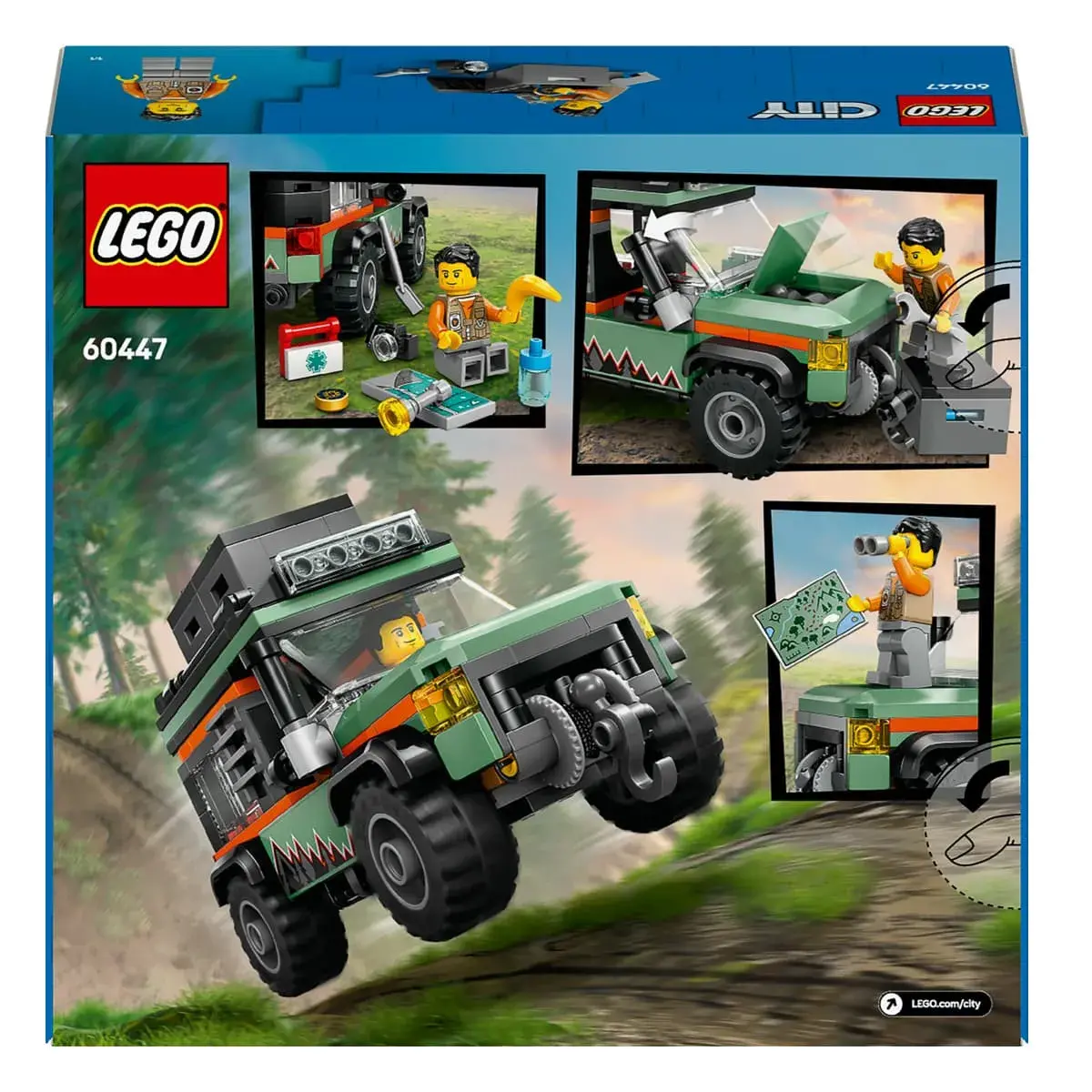 LEGO City Позашляхова гірська вантажівка 4x4 60447 — фото 9