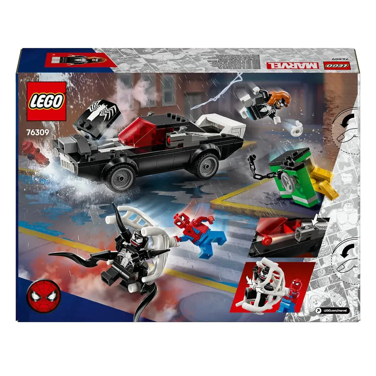 LEGO Marvel Людина-павук проти маслкара Венома 76309 — фото 9
