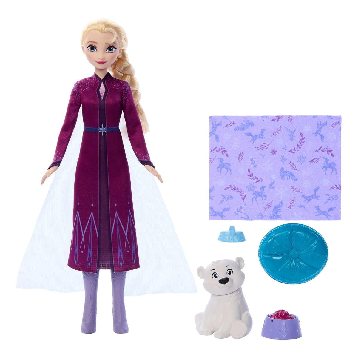 Набір Disney Frozen лялька Ельза з маленьким ведмежам Крижане серце — фото 5