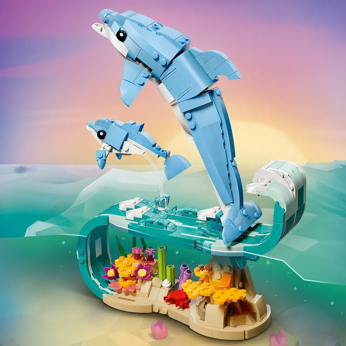 LEGO Creator Морські тварини: красиві дельфіни 31385 — фото 12