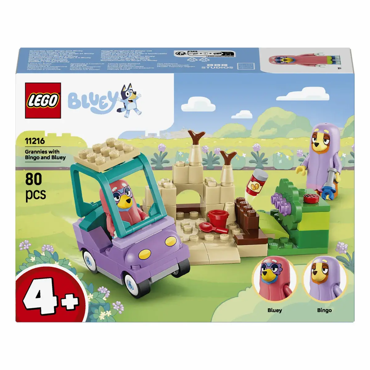 LEGO Bluey «Бабусі» з Бінго та Блуї 11216
