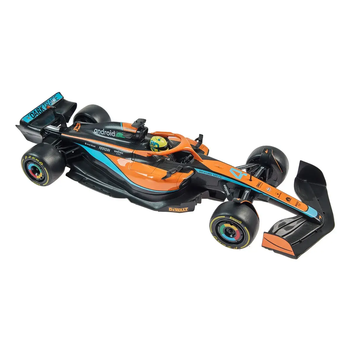 Машинка на р/к Rastar McLaren F1 W11 MCL36 1:12 помаранчевий (4540046) — фото 6