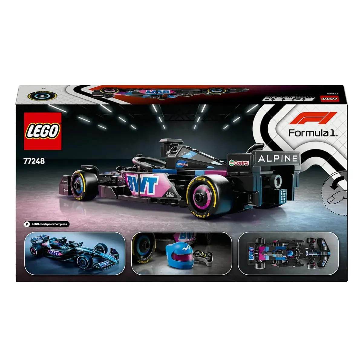 LEGO Speed ​​Champions Автомобіль для перегонів BWT Alpine F1 Team A524 77248 — фото 8