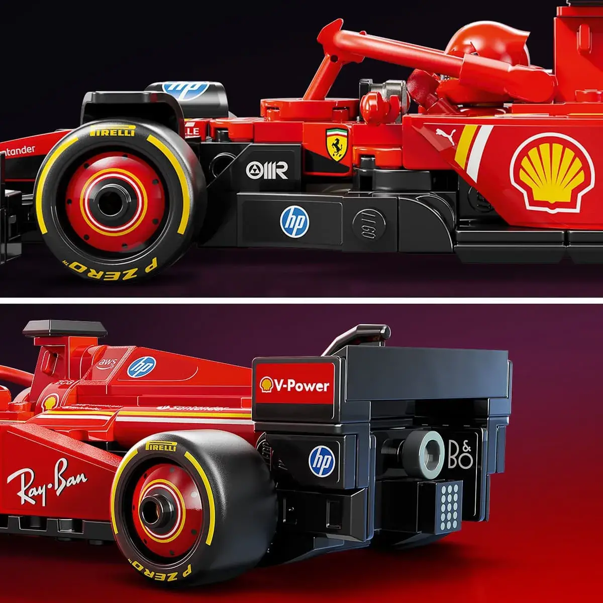 LEGO Speed ​​Champions Автомобіль для перегонів F1 Ferrari SF-24 77242 — фото 5