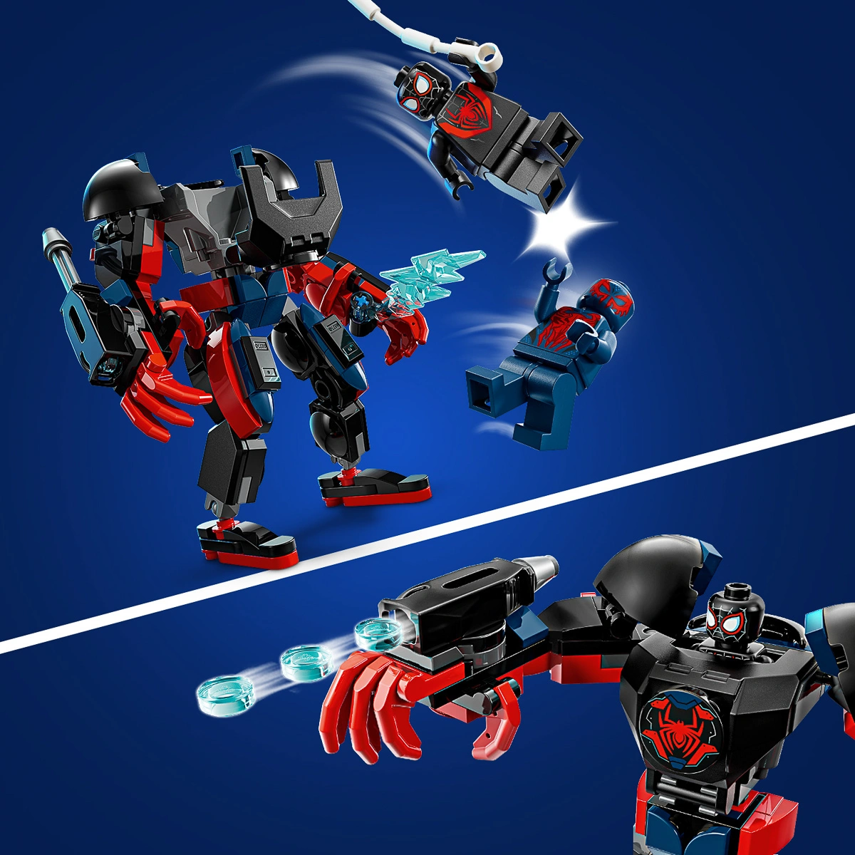 LEGO Super Heroes Marvel Робот Майлза Моралеза vs. Людина-павук 2099 76337 — фото 13