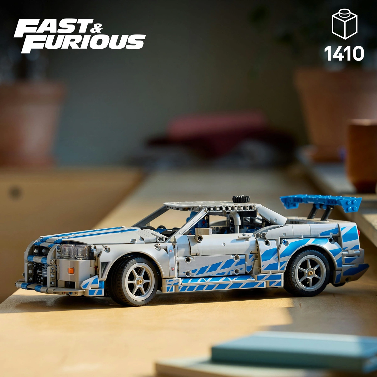 LEGO Technic Подвійний форсаж Автомобіль Nissan Skyline GT-R (R34) 42210 — фото 11