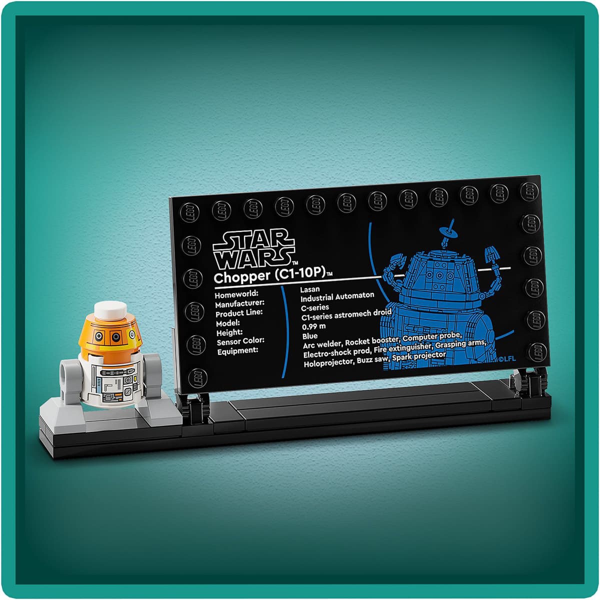 LEGO Star Wars Чоппер (C1-10P). Дроїд-астромеханік 75416 — фото 5