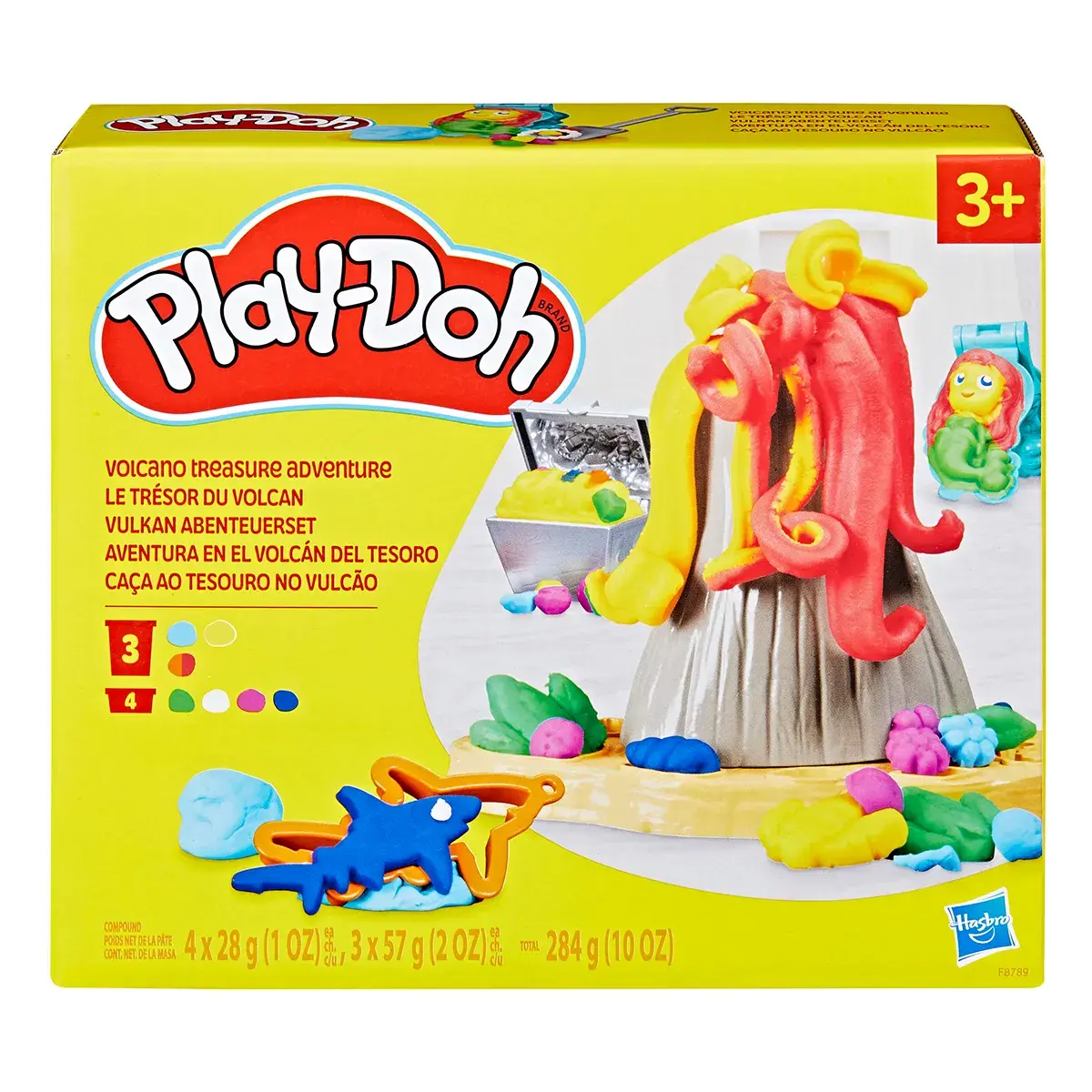 Набір для ліплення Play-Doh Вулканична пригода зі скарбами (F8789)