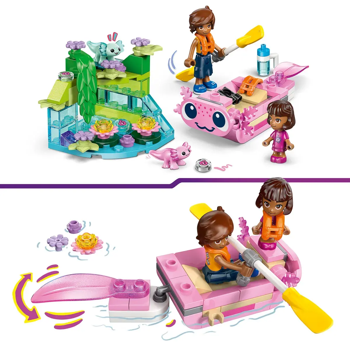LEGO Friends Пригодницький човен «Аксолотль» 42681 — фото 22