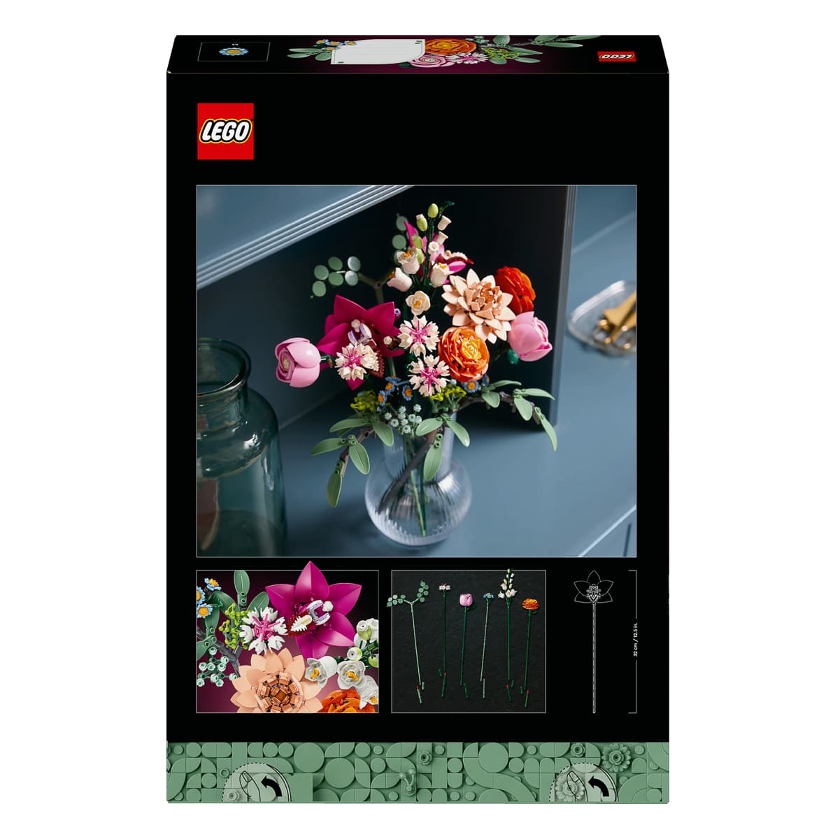 LEGO Botanical Collection Милий рожевий букет квітів 10342 — фото 9