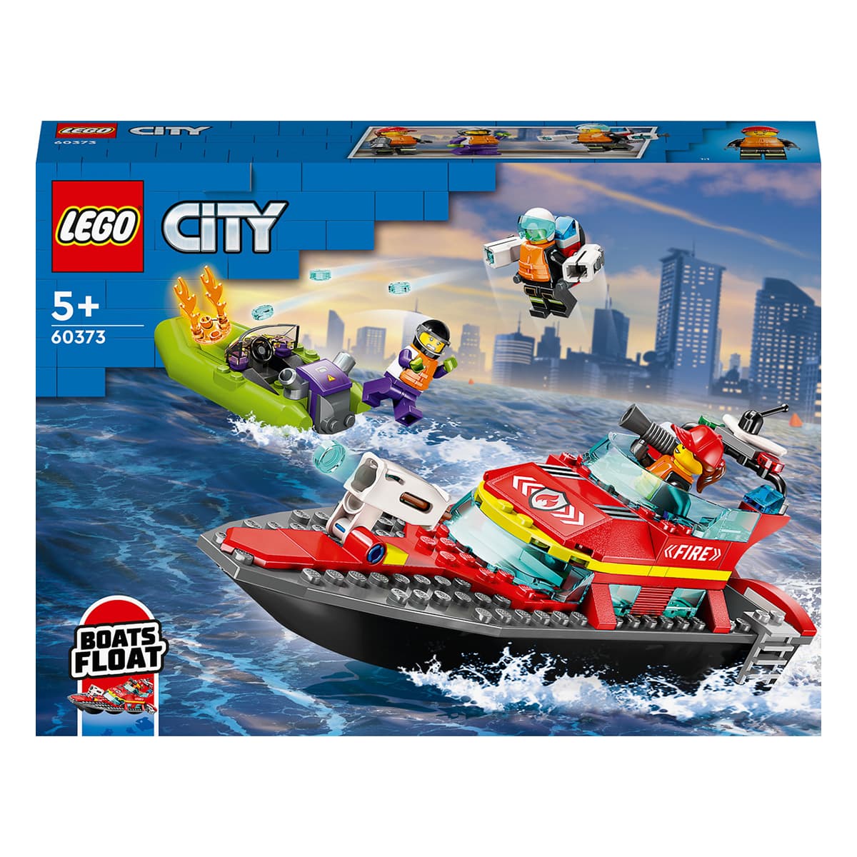 LEGO City Човен пожежної бригади 60373 