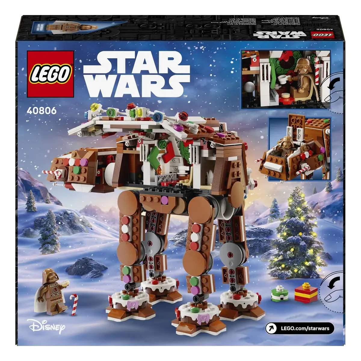 LEGO Star Wars Пряниковий крокохід AT-AT 40806 — фото 9