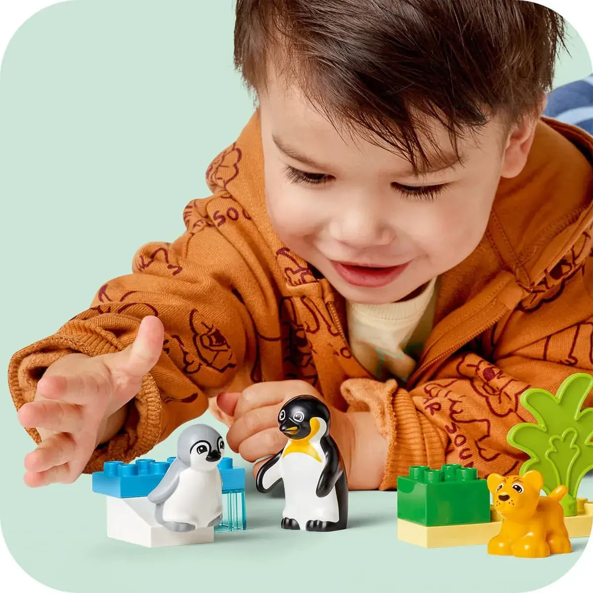 LEGO DUPLO Сімейства диких тварин: Пінгвіни та Леви 10442 — фото 3