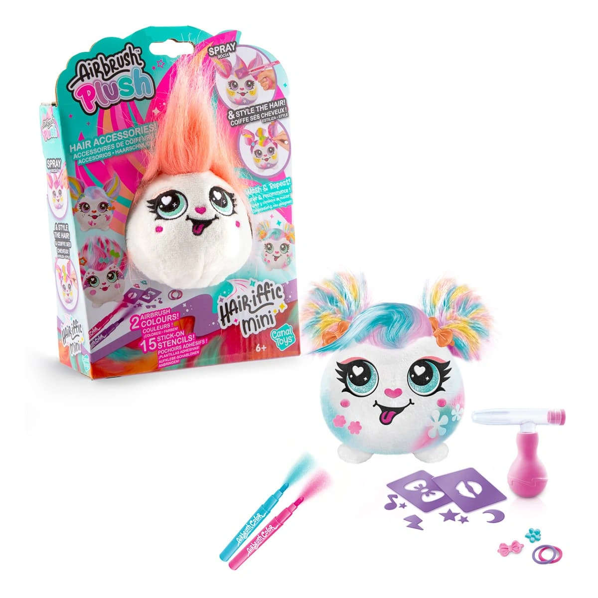 Набір Canal Toys Diy Airbrush plush Hair'iffic Зроби зачіску Піксі — фото 4